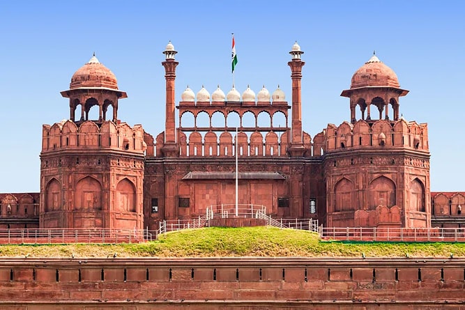 Front of Red Fort (Lal Qila), Delhi, India
