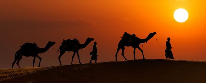Monsoon season in Jaisalmer
